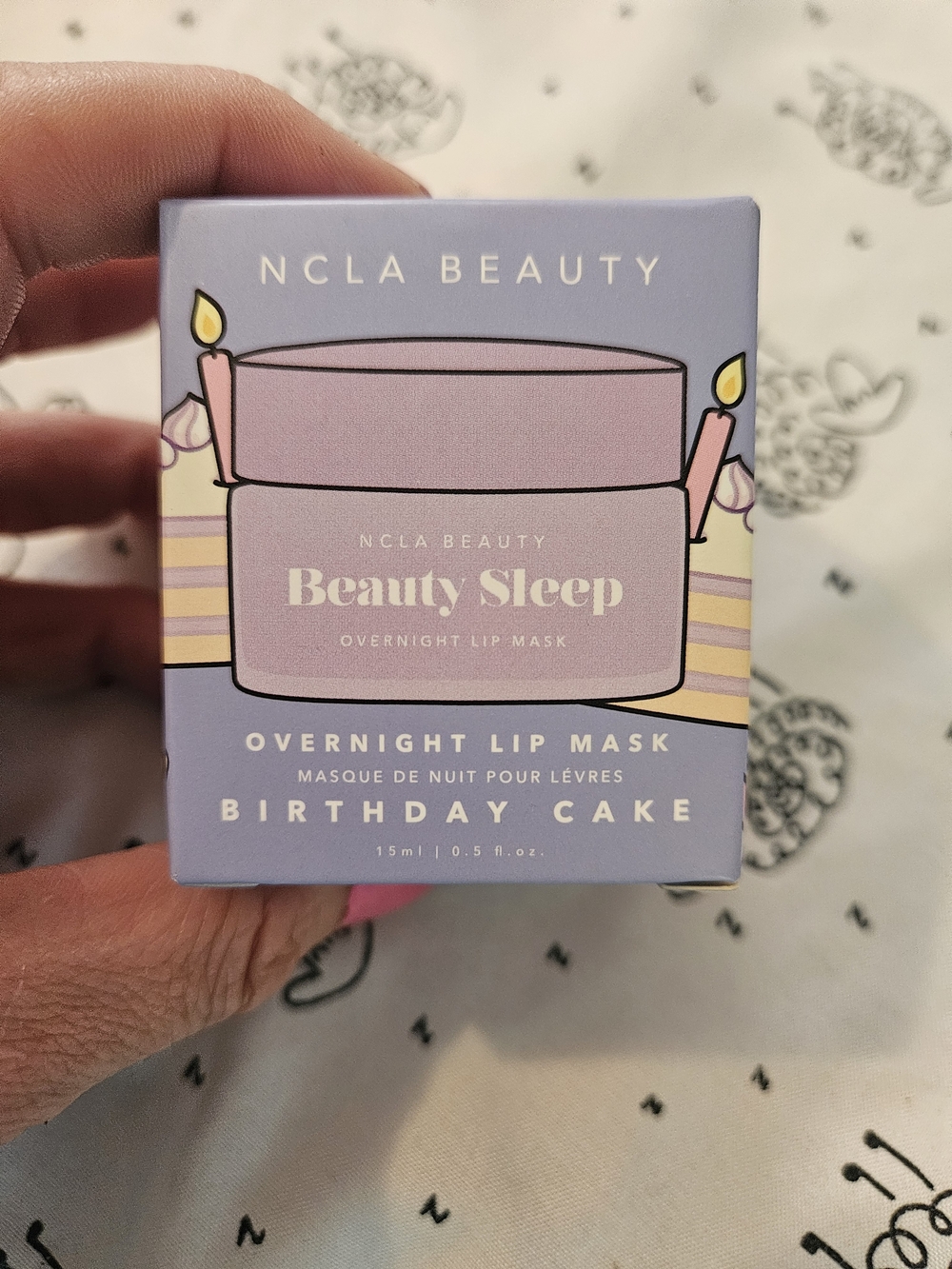 Beauty Sleep Overnight Lip Mask — Birthday Cake (Pink)